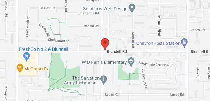 map of 304 7011 BLUNDELL ROAD